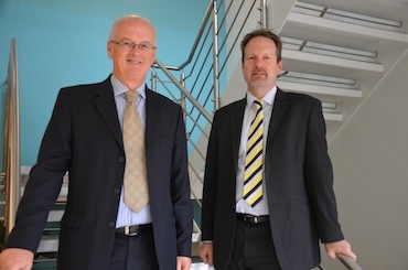 Mike Wilson FCFP managing director (left) and new director Stuart Budgen 