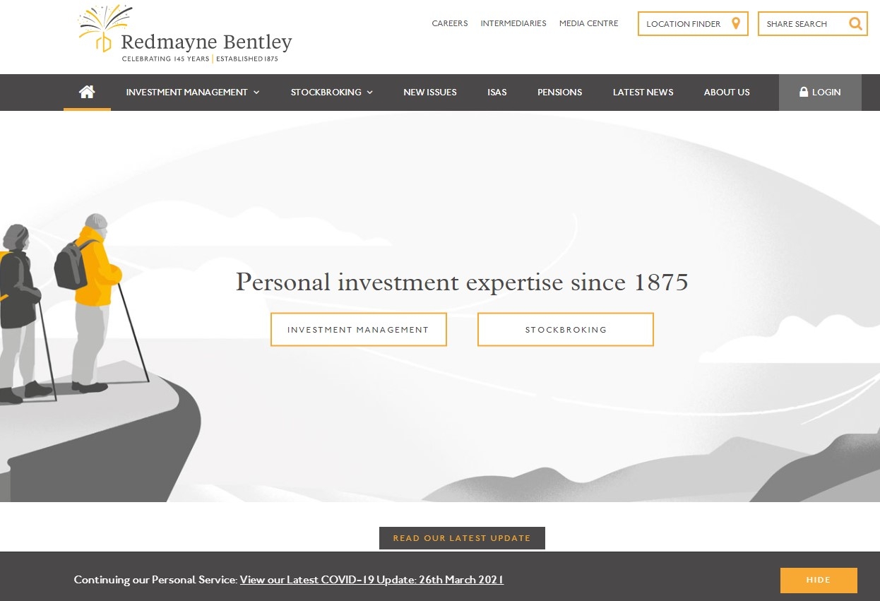 Redmayne Bentley's website