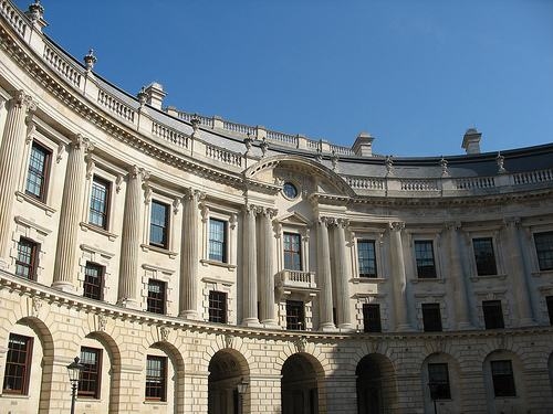 Treasury building: A flat rate was widely reported to be being considered before the March Budget