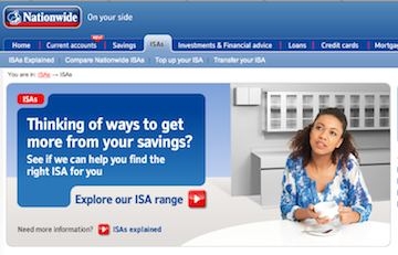 Nationwide's website