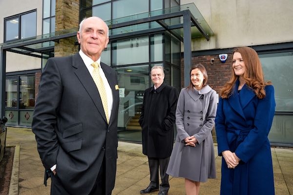 David Cowell (foreground) with (L to R) Patrick Toes, Carolyn Black and Julie Jones