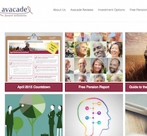 Avacade's former website