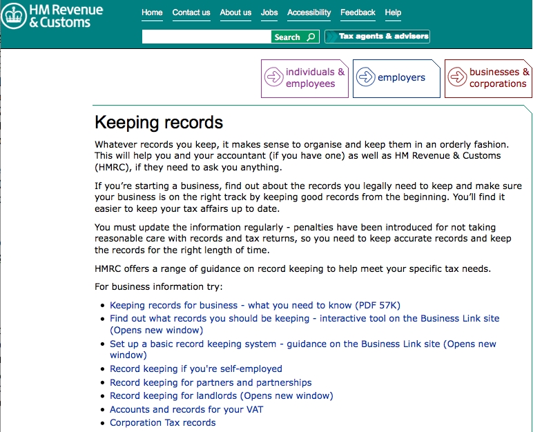 HMRC records crackdown