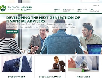 Financial Adviser School website