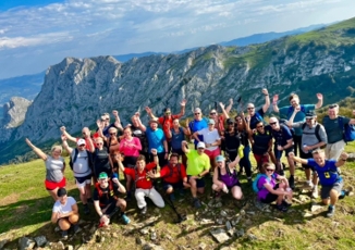 The SJP team during the trek