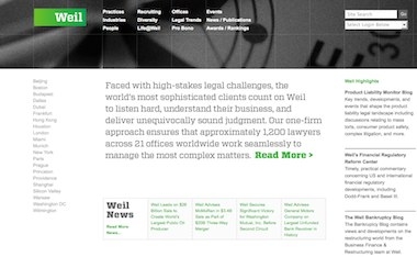 Weil, Gotshal & Manges website