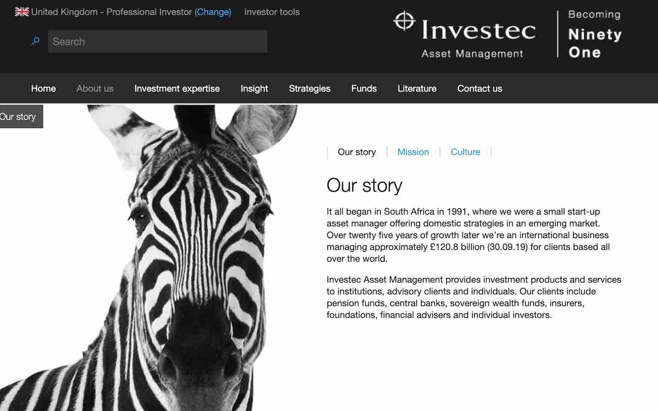 Investec AM becomes Ninety One