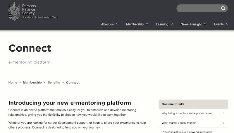 PFS Connect scheme