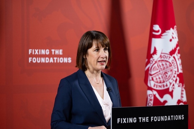 Chancellor Rachel Reeves at a Treasury event. Image courtesy of Treasury