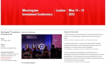 Morningstar conference website