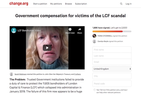 A petition by LCF victims