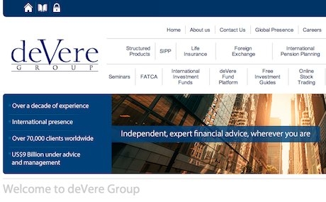 deVere website