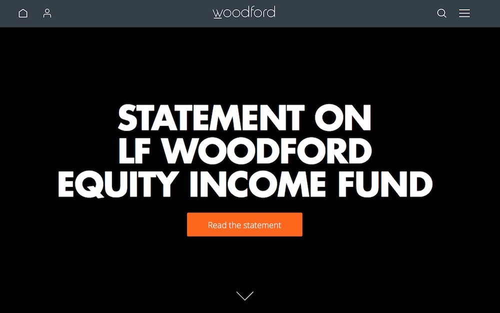 Woodford statement from 2019 when the fund collapsed