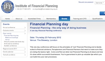 Financial Planning day website