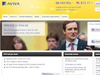 Aviva's website