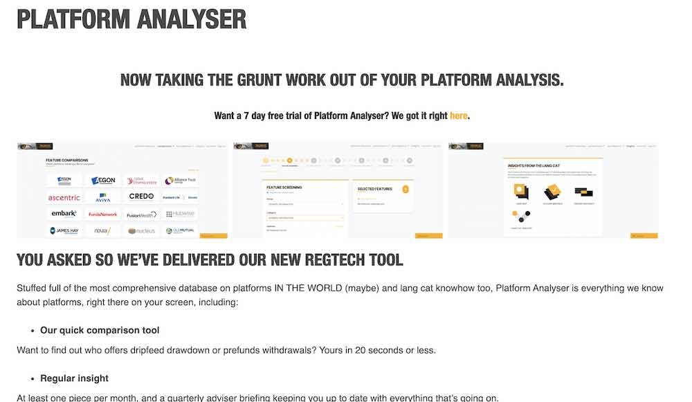 Platform Analyser