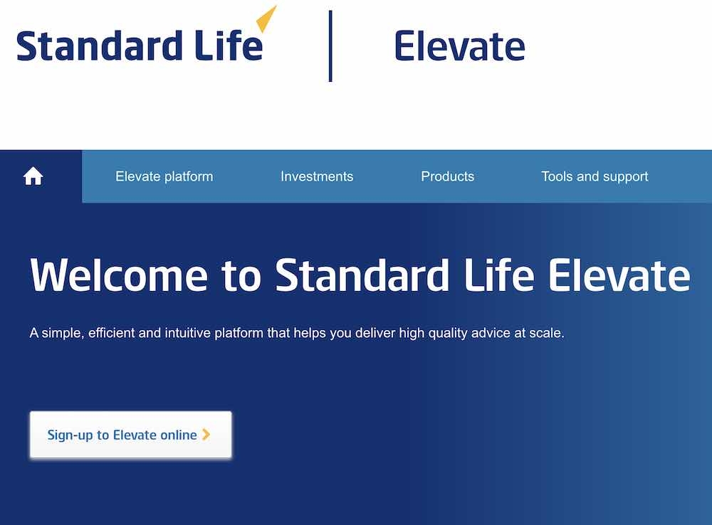 Elevate platform website