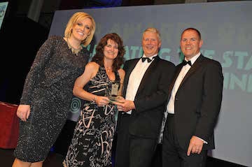 Paula Hodge, head of Financial Planning at Old Mill, collected the David Norton award at the 2014 IFP conference