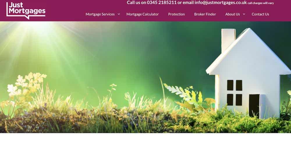 Just Mortgages website