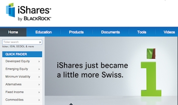 iShares ETF website