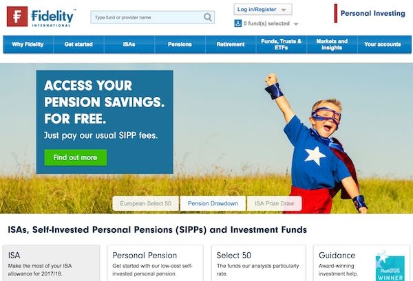 Fidelity website