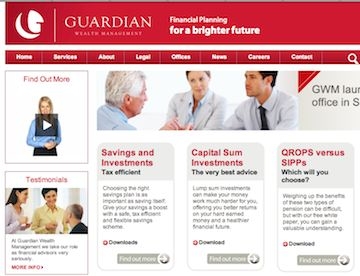 Guardian Wealth website