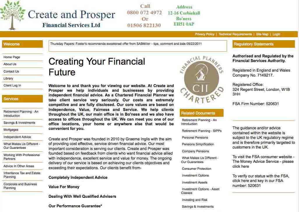 Create and Prosper logo