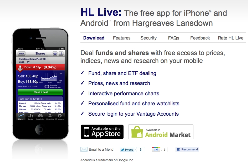 HL's new mobile phone app