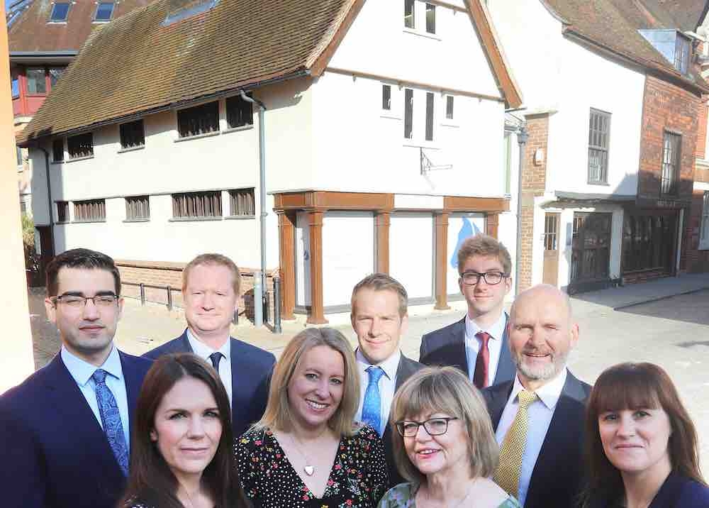 SH team outside new offices