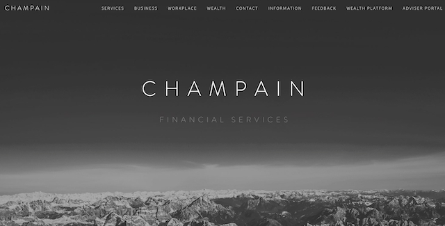 Champain website