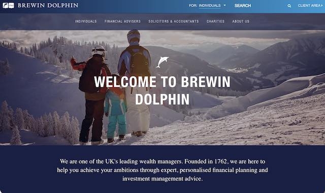 Brewin Dolphin website