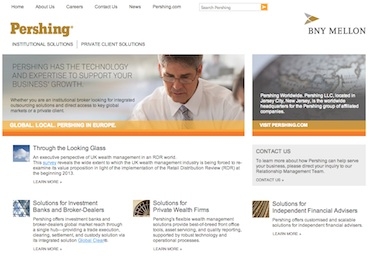 Pershing UK website