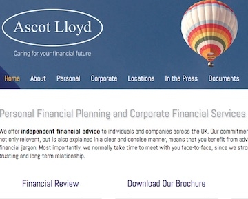 Ascot Lloyd's website