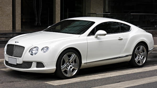 Bentley Continental GT - pic shown for illustration purposes only, not actual car.