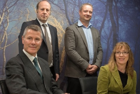 Beaufort Financial (Mansfield): L-R - Charles Hillier, Andrew Turner, Paul Hyde and Joanne Salter