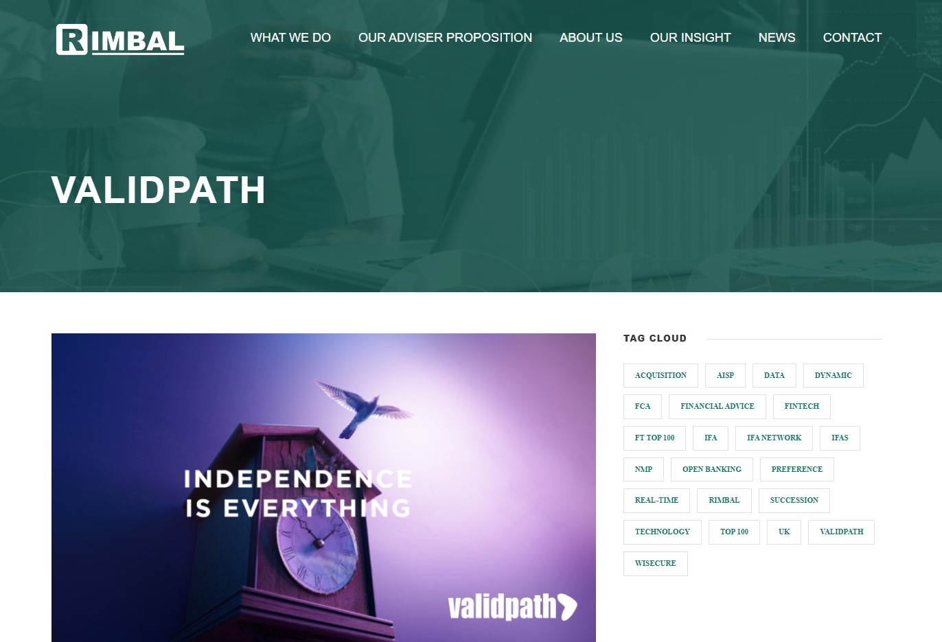 ValidPath's website