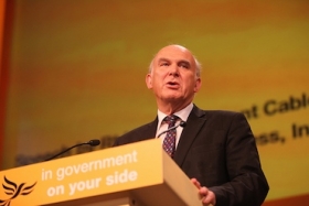 Vince Cable, the Business Secretary. Photo credit: Dave Radcliffe