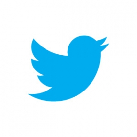 Twitter&#039;s official logo courtesy of Twitter