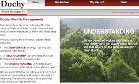 Duchy Wealth Management website