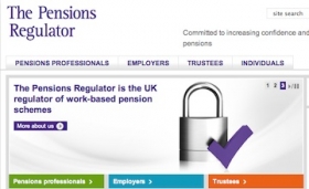 The Pension Regulator website