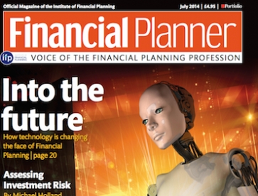 The front cover of the latest Financial Planner magazine which looks at business technology. It is out next week