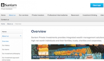 Sanlam Private Investments website.