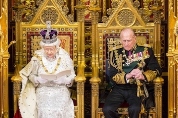 The Queen and Prince Phillip. Source: UK Parliament 