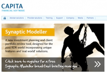 Capita Financial Software website