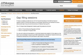 Series of gap-filling workshops from JP Morgan AM