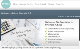 Britton Financial website