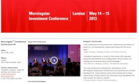 Morningstar Investment Conference website