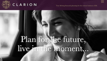 Clarion Wealth&#039;s new website and branding