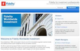 Fidelity Worldwide Investment&#039;s website