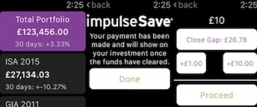 Screenshot from the Apple Watch app